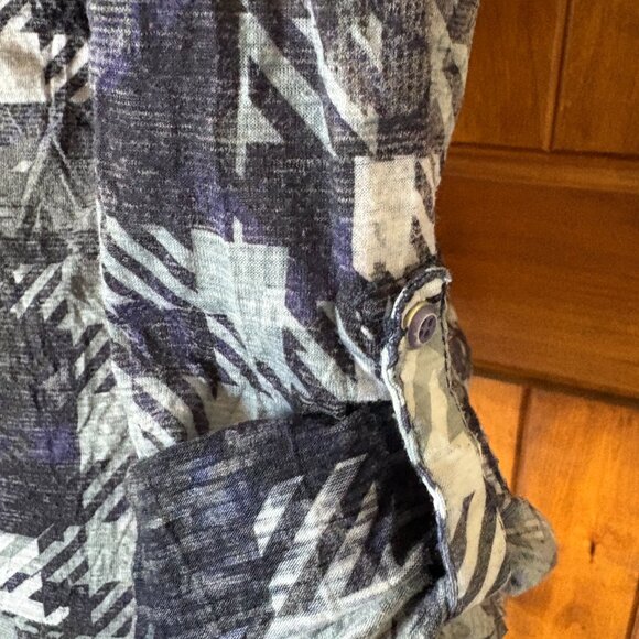 David Cline "INK" Crushed Roll-Up Button Up Ink Shirt - Picture 3 of 4